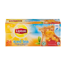 lipton black iced tea bags unsweetened