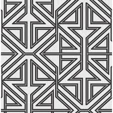 kachel black geometric wallpaper