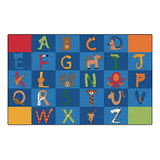 kids a to z s alphabet clroom rug