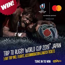 win a trip to the rugby world cup 2019
