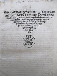  taylor institution library plain title page of a luther sermon