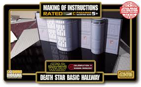 See more ideas about star wars, diorama, star wars room. Tutorials Making Of Death Star Basic Hallway Diorama Workshop Com