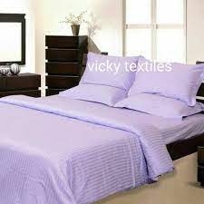 light purple relaxfeel satin stripe bed
