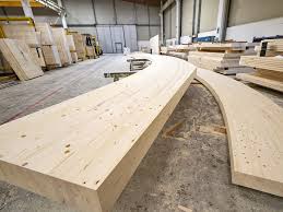 curved glulam beam timber beam by
