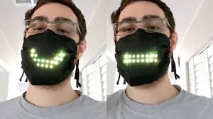 This Face Mask Has Led Lights That Light Up When You Speak When In Manila