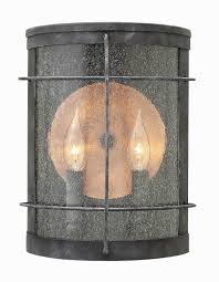 two light outdoor wall sconce in
