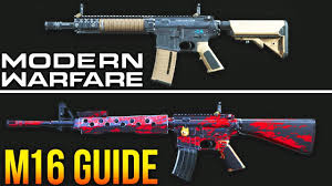 The m16 is a free weapon unlocked in one of the default classes at level 1, equipped with an asp, and with the perks scavenger, steady aim, and second chance. Modern Warfare How To Make The M16 Youtube