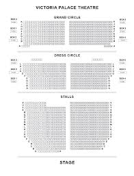 victoria palace theatre seating plan