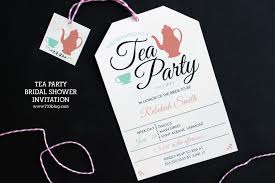 Tea Party Bridal Shower Invitation Inspiration Made Simple