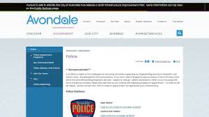 avondale police department records