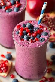 wild blueberry pomegranate smoothie