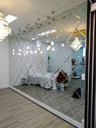 White Wall Decoration Diamond Glass
