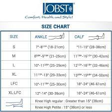 Find out how to measure for your gloriamed compression socks. Jobst Compression Stockings And Socks Size Chart Compressionstockingsstore Com