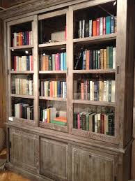 Large Bookcase With Glass Doors
