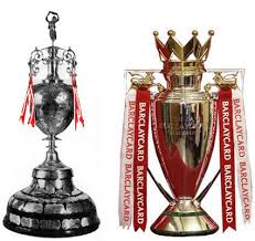 Old Division 1 & Premier League trophies (via Creative Review)