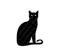 Black Cat Svg Png Files For Cricut