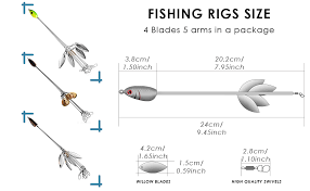 Sf 5 Arms Alabama Umbrella Rig Fishing Bass Lures Bait Kit