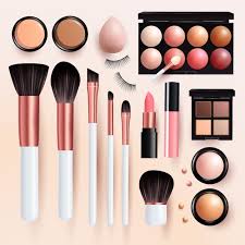 makeup kit vectors ilrations for