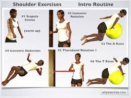 shoulder exercises a theutic