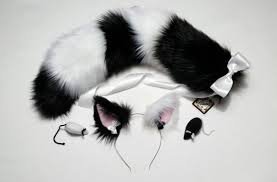 Find out the pros and cons of these white cat weight: Black And White Cat Ears And Tail Cat Ears Headband Cat Tail Etsy