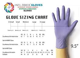 Infi Touch Nitrile Gloves Steel Blue Hypoallergenic 6 Mill Thickness Disposable Gloves Powder Free Non Sterile Ambidextrous Finger Tip Textured