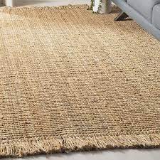 dunes natural woven jute rug for