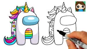 Released in 2018 by inner sloth, but gained its popularity in 2020. How To Draw Among Us Unicorn Youtube