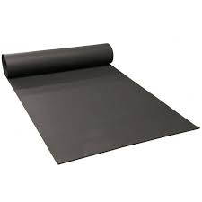 black rubber flooring rolls