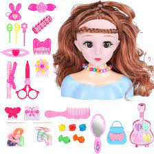 doll head for hair styling and make up