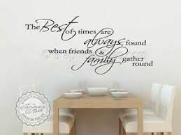 times kitchen dining room wall quote