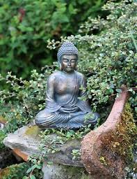 Garden Ornament Sitting Buddha Bronze
