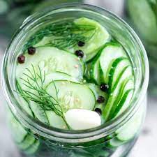easy refrigerator dill pickles the