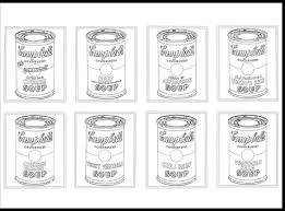 Pop art andy warhol soup cans art handouts artist project pochette album art worksheets ecole art arte pop. The Top 10 Coloring Page Masterpieces On The Internet