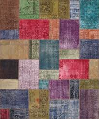 turkish patchwork multicolor rectangle