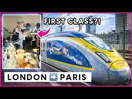 first cl eurostar review london to