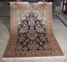 multicolor kashan area rug hand knotted