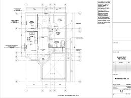 Basement Remodel Blueprint Plan