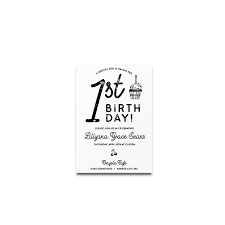 first birthday invitation card 3 75