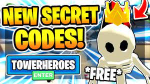 Enter this code to claim a free skin; All New Secret Working Codes In Tower Heroes 2020 Roblox R6nationals