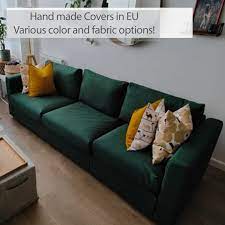 Vimle 3 Seat Sofa Cover With Without