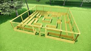 3232 Large Raised Garden Bed With Fence