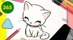 Comment dessiner un chat kawaii 🔥 apprendre à dessiner 🔥Comment dessiner  Kawaii facile - YouTube