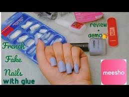 affordable meesho fake nails easy