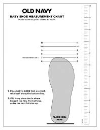 Old Navy Baby Shoe Size Chart Kiddo Shelter Baby Shoe
