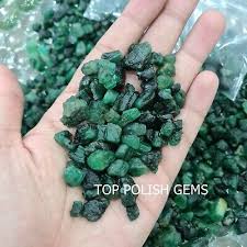 emerald rough stone 7 12mm zambia mines