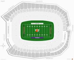 Minnesota Vikings Stadium Map Minnesota Vikings Seating