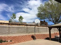 Concrete Wall To Pretty Painted Patio