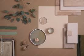Creative Flat Lay Composition Of