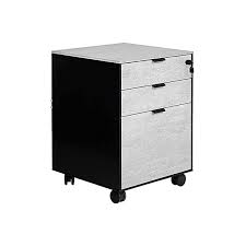 otto 3 drawer mobile pedestal modern