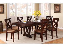 Get free shipping on qualified arm chair dining chairs or buy online pick up in store today in the furniture department. Winners Only Java 7 Piece Rustic Dining Set With Rectangular Trestle Table And X Back Chairs Conlin S Furniture Dining 7 Or More Piece Sets